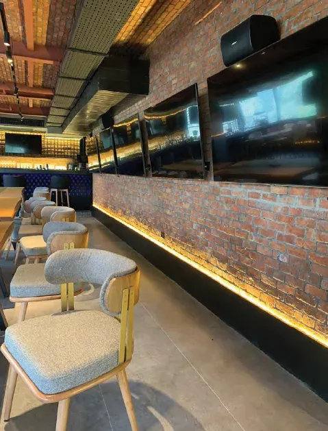 Seating detail from a completed Contratec fit-out